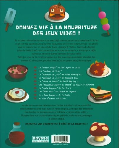 Produktbild: Cuisine et pixels : 76 plats iconiques de Pac-Man &agrave; Elden Ring