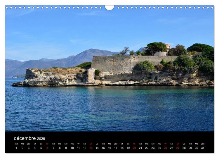 Produktbild: La Corse Ile de Beaut&eacute; (Calendrier mural 2026 DIN A3 vertical), CALVENDO calendrier mensuel