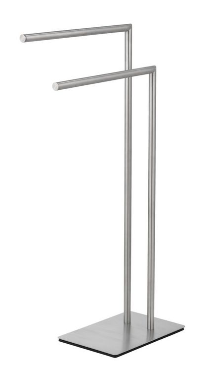 Produktbild: Handtuchst&auml;nder Mod. Recco Edelstahl satiniert, schwere Bodenplatte f&uuml;r sicheren Stand
