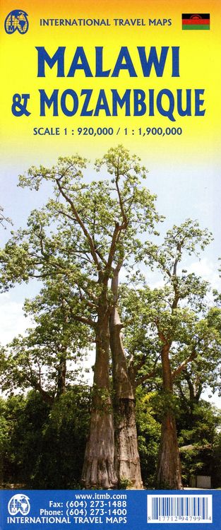 Produktbild: Malawi/Mozambique 1:920000