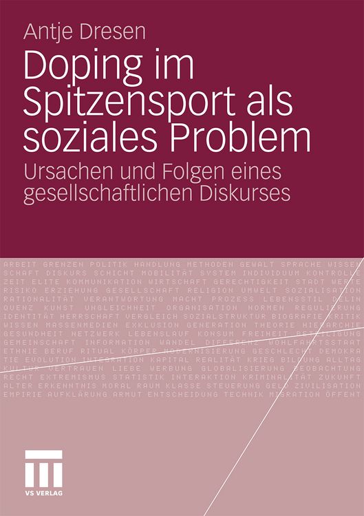 Produktbild: Doping im Spitzensport als soziales Problem