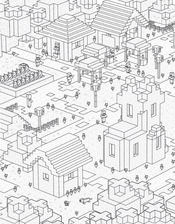 Produktbild: Minecraft: Das ultimative Minecraft-Malbuch