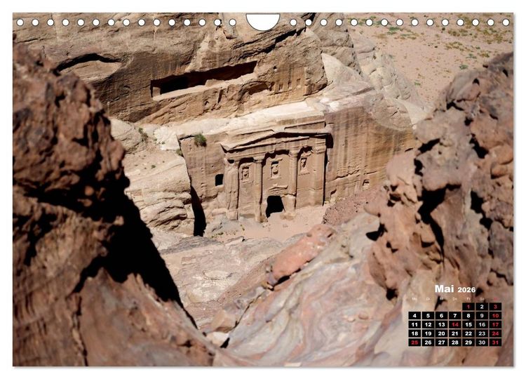 Produktbild: Petra - Felsenstadt in der W&uuml;ste (Wandkalender 2026 DIN A4 quer), CALVENDO Monatskalender