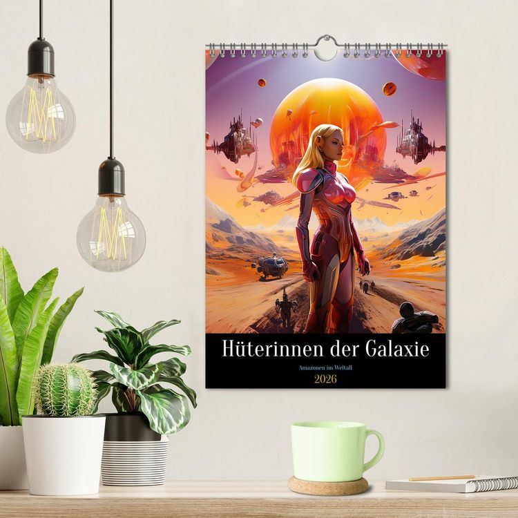 Produktbild: H&uuml;terinnen der Galaxie (Wandkalender 2026 DIN A4 hoch), CALVENDO Monatskalender