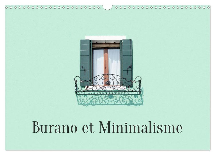 Produktbild: Burano et Minimalisme (Calendrier mural 2026 DIN A3 vertical), CALVENDO calendrier mensuel
