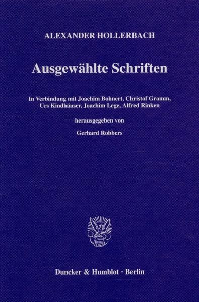 Produktbild: Ausgew&auml;hlte Schriften.