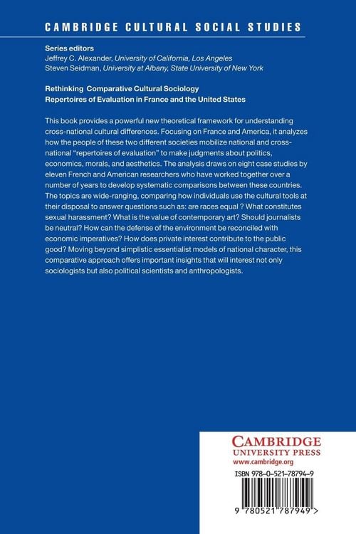 Produktbild: Rethinking Comparative Cultural Sociology