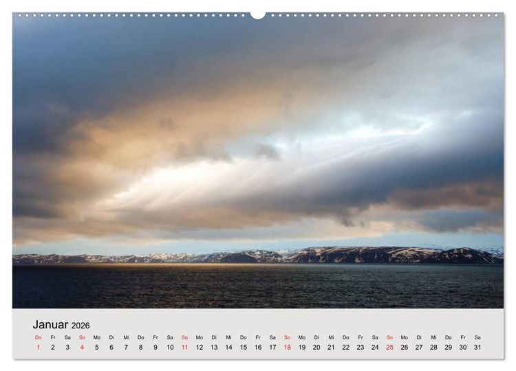Produktbild: Mit den Hurtigruten unterwegs (hochwertiger Premium Wandkalender 2026 DIN A2 quer), Kunstdruck in Hochglanz