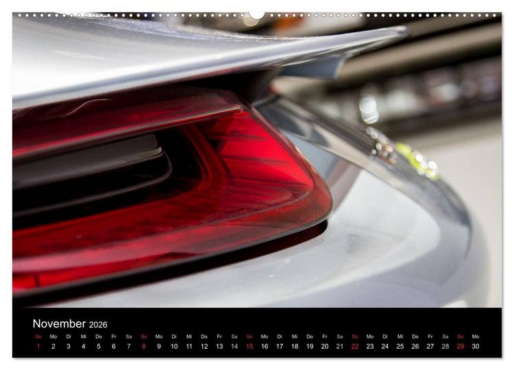 Produktbild: Heiligs Blechle - Porsche-Ikonen im Detail (Wandkalender 2026 DIN A2 quer), CALVENDO Monatskalender