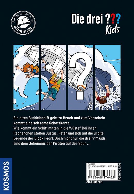 Produktbild: Die drei ??? Kids Dein Fall, Das W&uuml;stenschiff