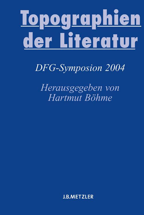 Produktbild: Topographien der Literatur