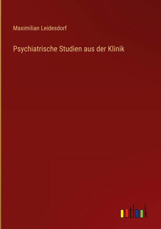 Produktbild: Psychiatrische Studien aus der Klinik