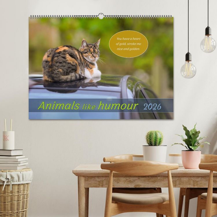 Produktbild: Animals like humour (Wall Calendar 2026 DIN A2 landscape), CALVENDO 12 Month Wall Calendar