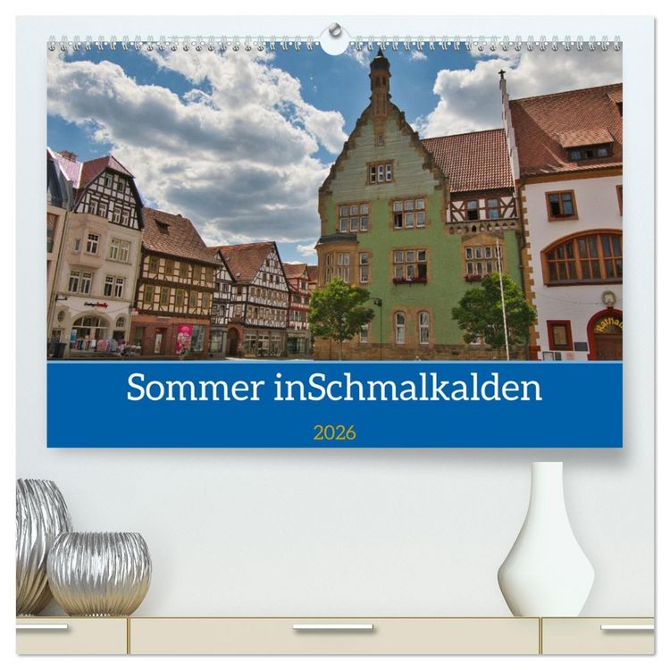 Produktbild: Sommer in Schmalkalden (hochwertiger Premium Wandkalender 2026 DIN A2 quer), Kunstdruck in Hochglanz