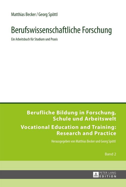 Produktbild: Berufswissenschaftliche Forschung