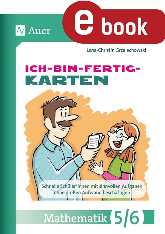 Produktbild: Ich-bin-fertig-Karten Mathematik Klassen 5-6