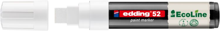Produktbild: Edding 52 EcoLine 4-52-049 Lackmarker Wei&szlig; 4 mm, 15mm