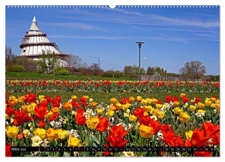 Produktbild: Magdeburg an der Elbe 2026 (hochwertiger Premium Wandkalender 2026 DIN A2 quer), Kunstdruck in Hochglanz