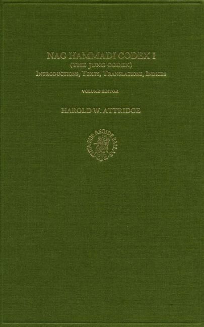 Produktbild: Nag Hammadi Codex I (the Jung Codex)