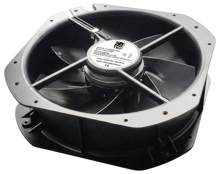 Produktbild: TRU COMPONENTS TC-NA28080-230B1 Axiall&uuml;fter 230 V/AC 2570 m&sup3;/h (L x B x H) 280 x 280 x 80mm