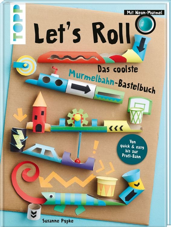 Produktbild: Let's Roll - Das coolste Murmelbahn-Bastelbuch