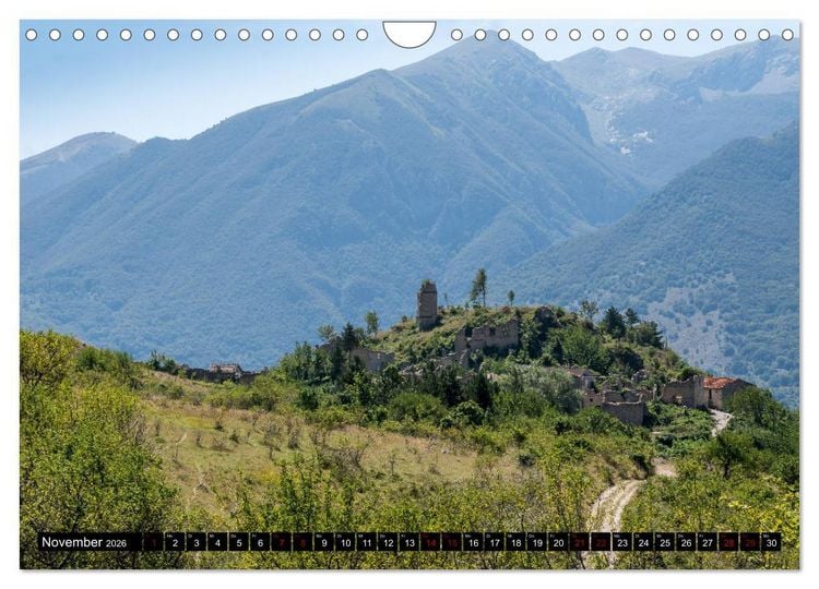 Produktbild: Einsame D&ouml;rfer - Eine Wanderung in den Abruzzen (Wandkalender 2026 DIN A4 quer), CALVENDO Monatskalender