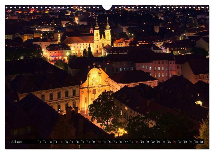 Produktbild: Graz - Metropole der Steiermark (Wandkalender 2026 DIN A3 quer), CALVENDO Monatskalender