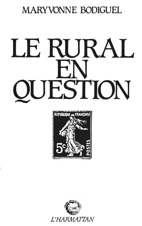 Produktbild: Le rural en question