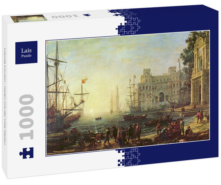 Produktbild: Lais Puzzle Claude Lorrain - Hafen mit der Villa Medici 1000 Teile