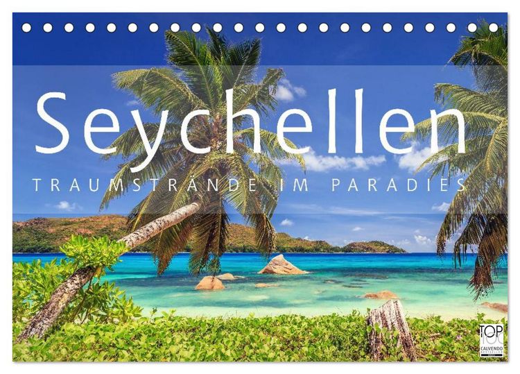 Produktbild: Seychellen Traumstr&auml;nde im Paradies (Tischkalender 2026 DIN A5 quer), CALVENDO Monatskalender