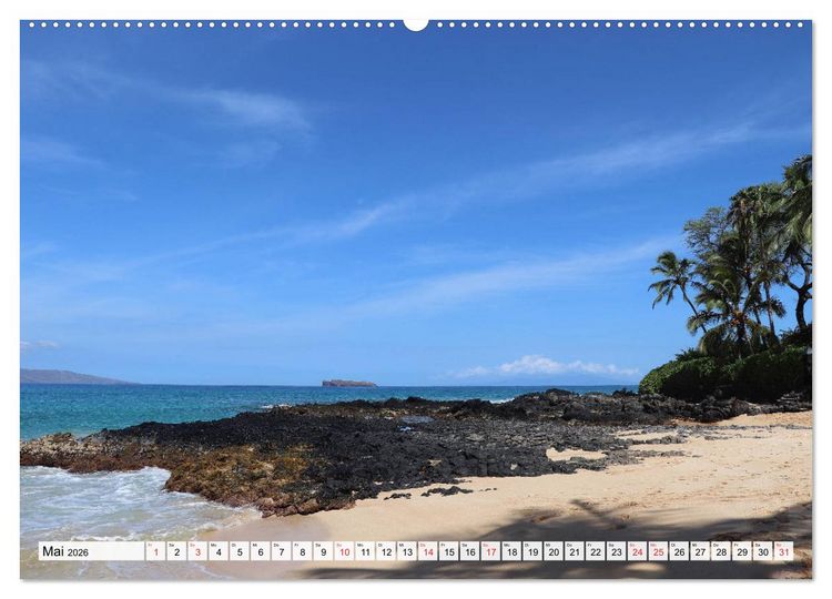 Produktbild: Hawaii the Aloha State (Wandkalender 2026 DIN A2 quer), CALVENDO Monatskalender