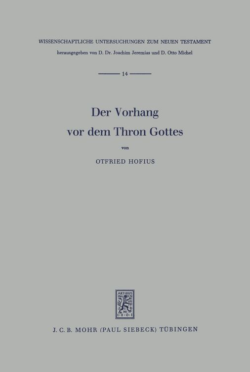 Produktbild: Der Vorhang vor dem Thron Gottes