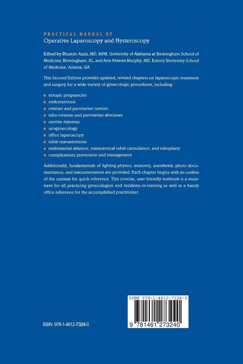 Produktbild: Practical Manual of Operative Laparoscopy and Hysteroscopy