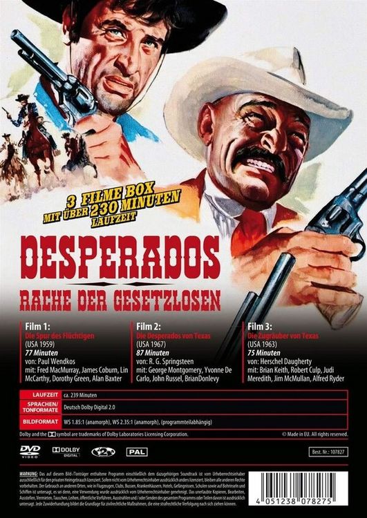 Produktbild: Desperados - Rache der Gesetzlosen