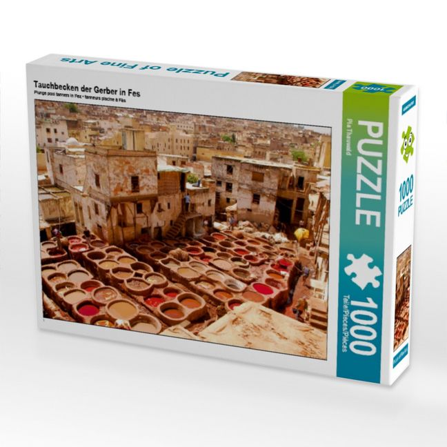 Produktbild: Tauchbecken der Gerber in Fes (Puzzle)