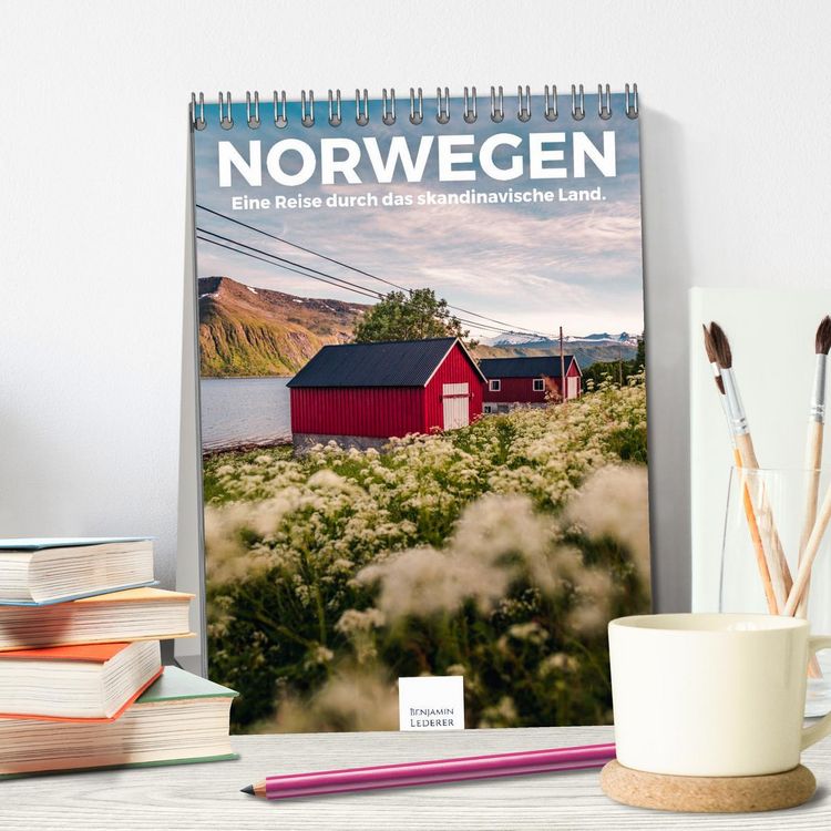 Produktbild: Norwegen - Eine Reise durch das skandinavische Land. (Tischkalender 2026 DIN A5 hoch), CALVENDO Monatskalender