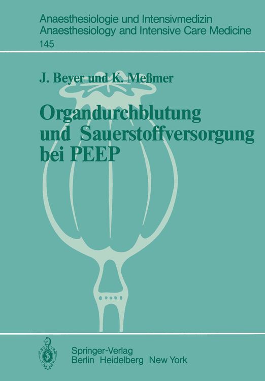 Produktbild: Organdurchblutung und Sauerstoffversorgung bei PEEP