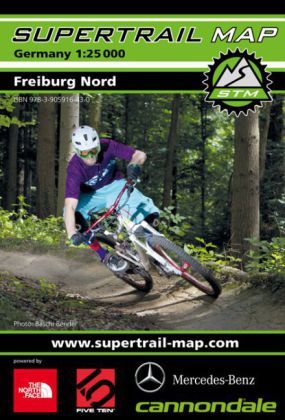 Produktbild: Supertrail Map Freiburg Nord