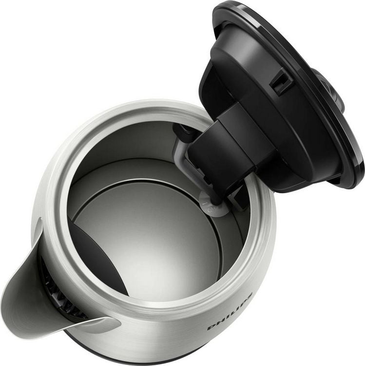 Produktbild: Philips Home HD9350/90 Daily Wasserkocher Edelstahl, Schwarz Fassungsverm&ouml;gen: 1.7 l