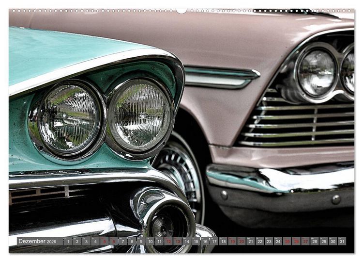 Produktbild: American Old Cars - Amerikanische Autolegenden (Wandkalender 2026 DIN A2 quer), CALVENDO Monatskalender
