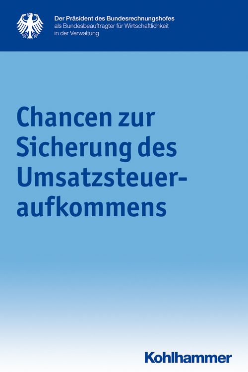 Produktbild: Chancen zur Sicherung des Umsatzsteueraufkommens