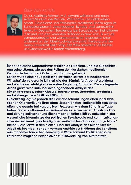 Produktbild: Das B&uuml;ndnis f&uuml;r Arbeit, Ausbildung und Wettbewerbsf&auml;higkeit