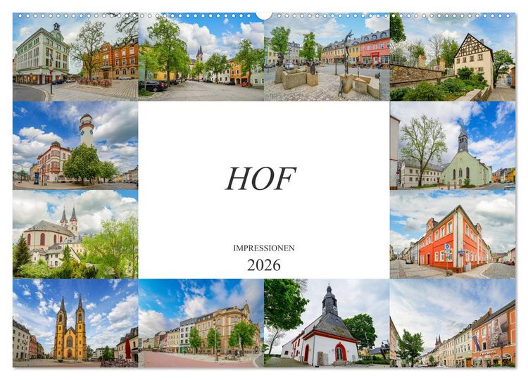 Produktbild: Hof Impressionen (Wandkalender 2026 DIN A2 quer), CALVENDO Monatskalender