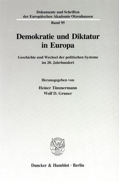 Produktbild: Demokratie und Diktatur in Europa.