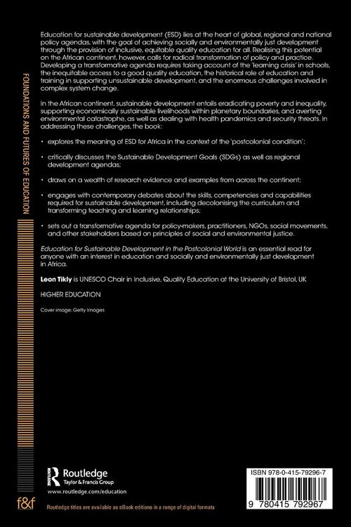 Produktbild: Education for Sustainable Development in the Postcolonial World