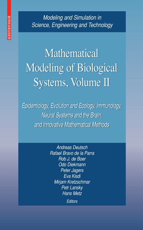Produktbild: Mathematical Modeling of Biological Systems, Volume II