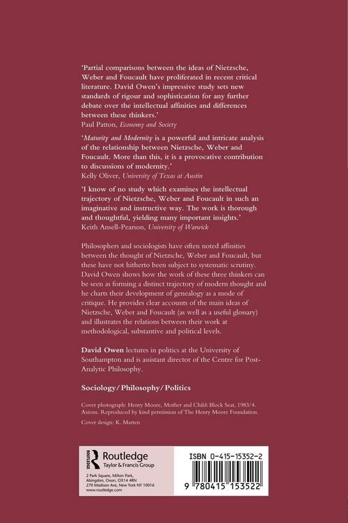 Produktbild: Maturity and Modernity