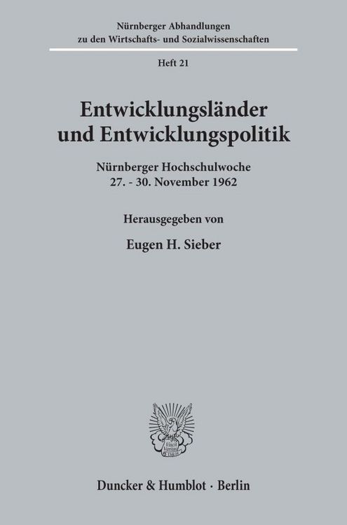 Produktbild: Entwicklungsl&auml;nder und Entwicklungspolitik.