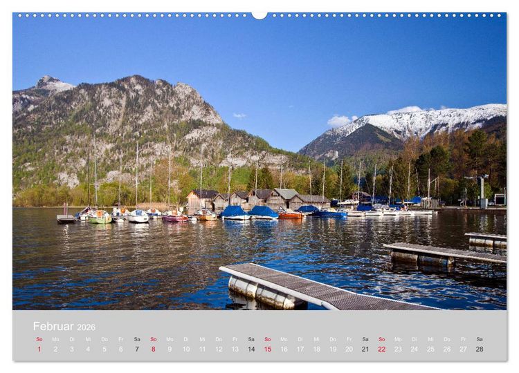 Produktbild: Am sch&ouml;nen Traunsee im Salzkammergut (Wandkalender 2026 DIN A2 quer), CALVENDO Monatskalender