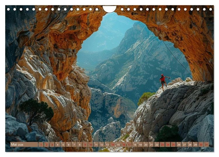 Produktbild: Vertikale Freiheit (Wandkalender 2026 DIN A4 quer), CALVENDO Monatskalender